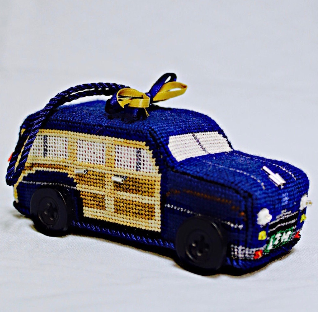 Needlepoint Station Wagon