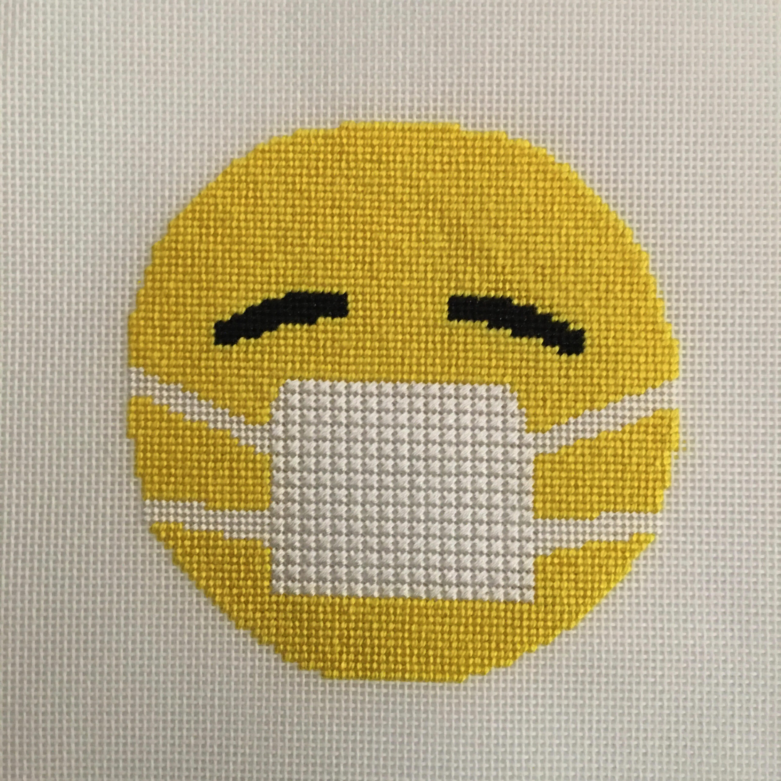 Smiley Emoji with Mask